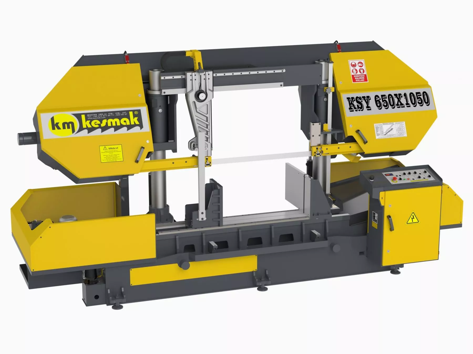 Полуавтоматический ленточнопильный станок KESMAK KSY 650x1050