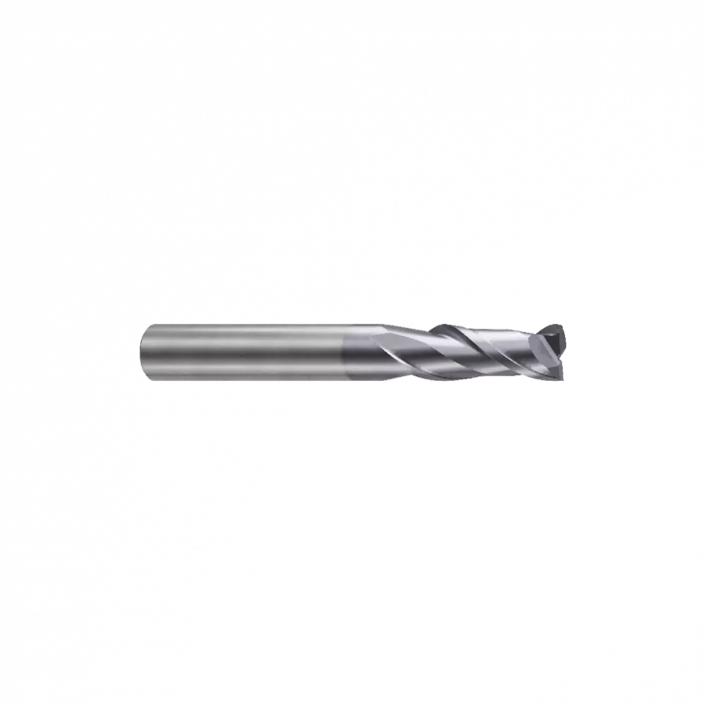 Фреза концевая твердосплавная Alpha-PX c 2-мя зубьями (спираль 35˚), укороченная, 7.5X8X20X60, New C