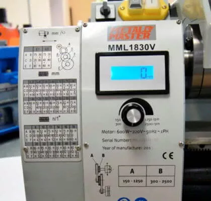 Токарный станок Metal Master MML 1830V