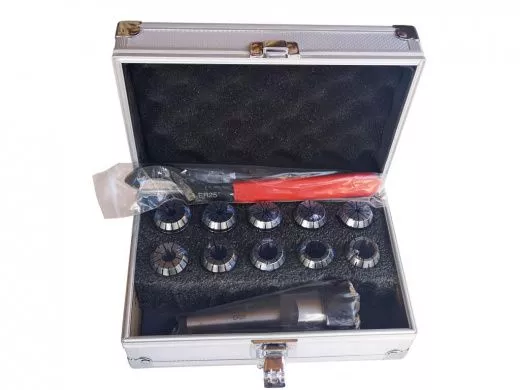 Цанговый патрон Metal Master ER25 MT2 с набором цанг 3-16 мм (10 шт.)
