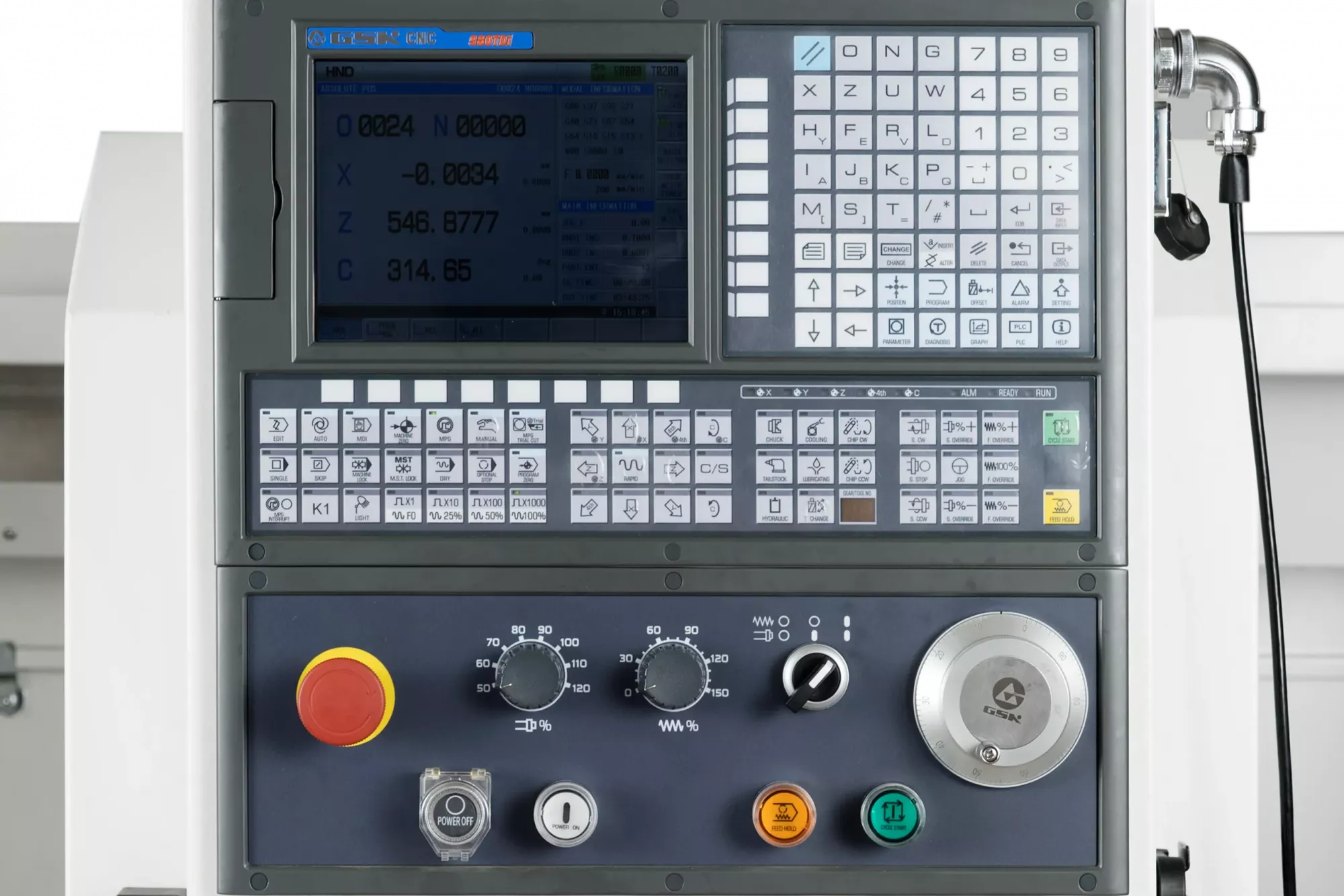 Станок токарный с ЧПУ с горизонтальной станиной LUZHONG CAK6150V (1000/6)