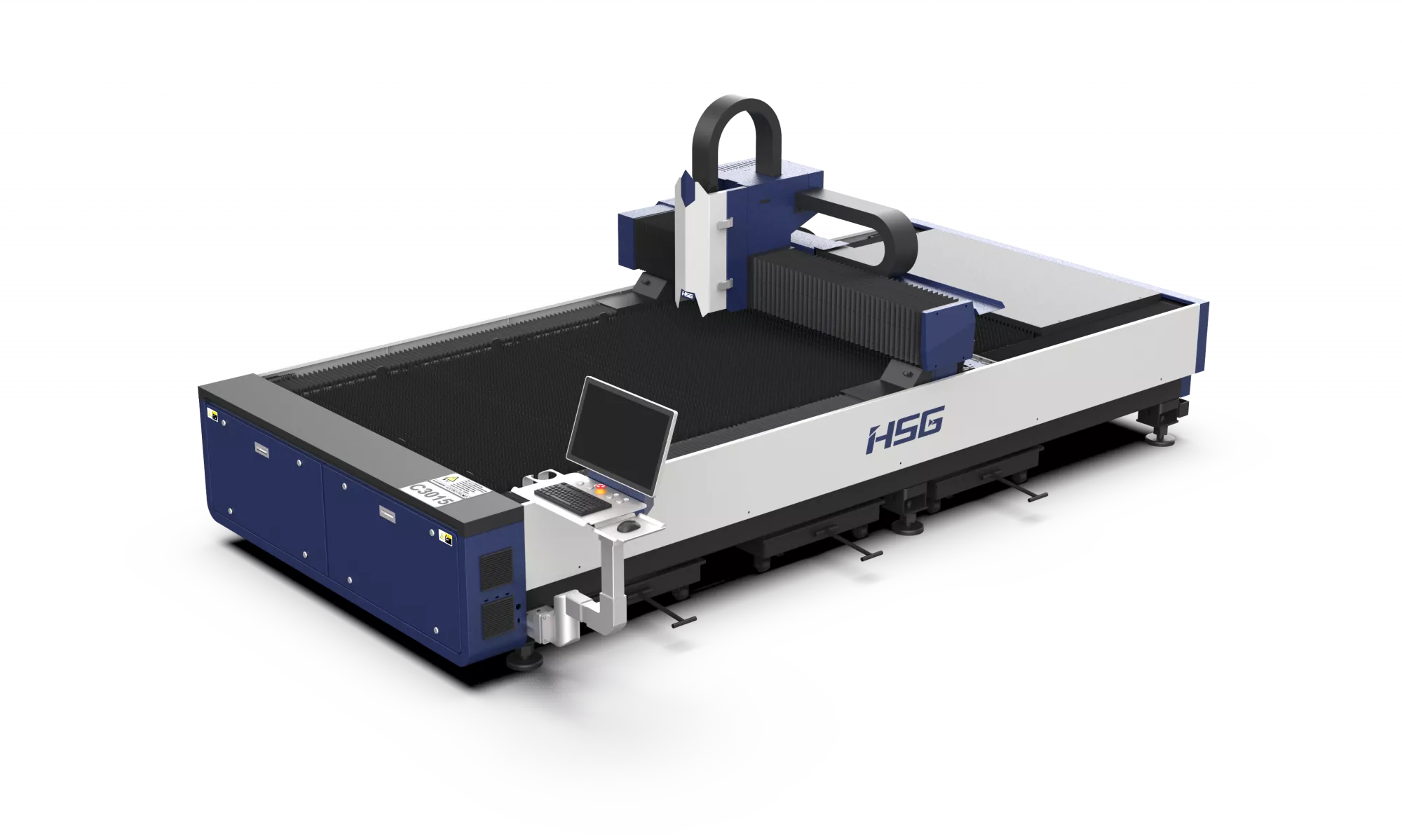 Оптоволоконный лазерный станок для резки металла HSG C3015 1500 Вт