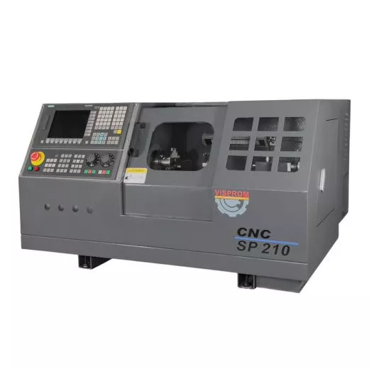 SP210 CNC Токарный станок с ЧПУ с горизонтальной станиной