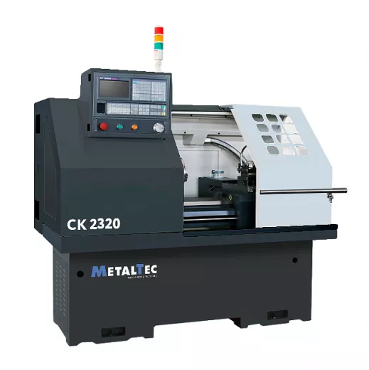 MetalTec CK 2320 токарный станок c ЧПУ с прямой станиной (пневматический патрон)