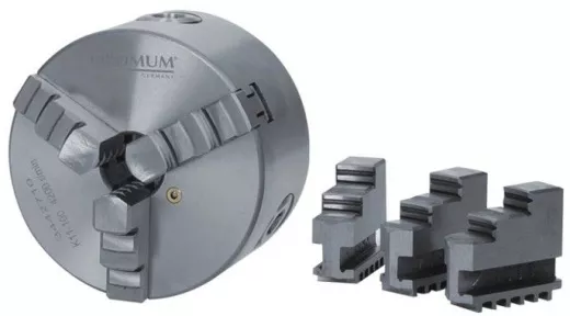 Прецизионные трехкулачковые токарные патроны Optimum CI3C ø 200 мм Camlock D1-6"